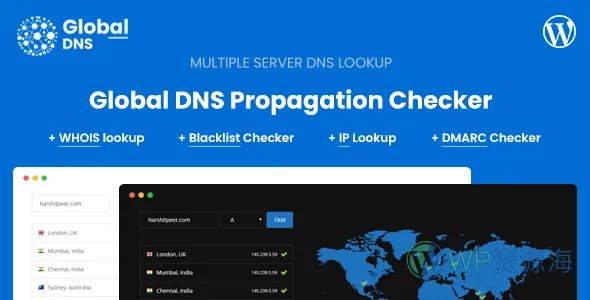 Global DNS-DNS检查和WHOIS查询WordPress插件[更至v2.9.1]插图-WP资源海