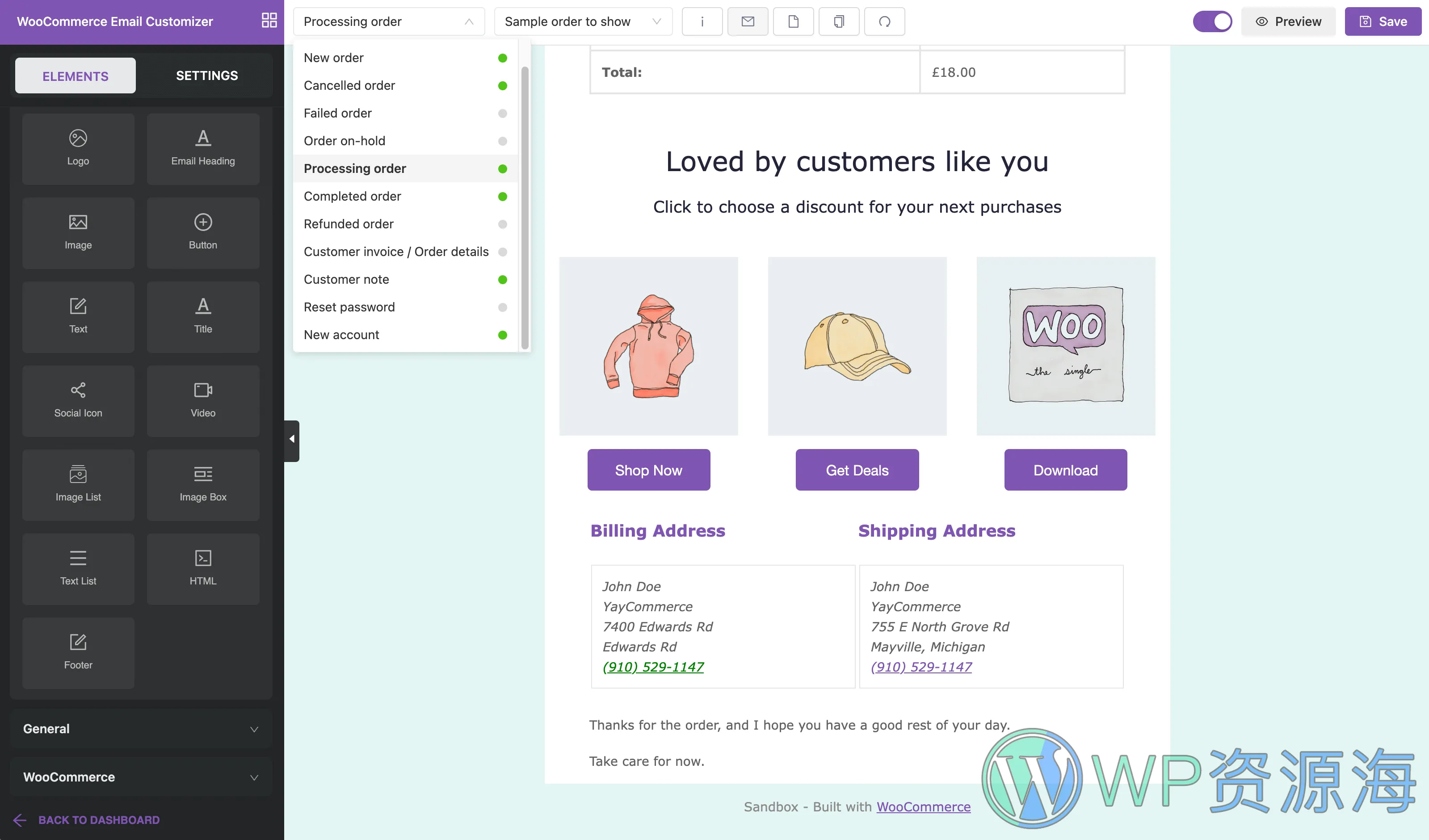 YayMail Pro-个性化邮件模板WooCommerce电商插件插图1-WP资源海