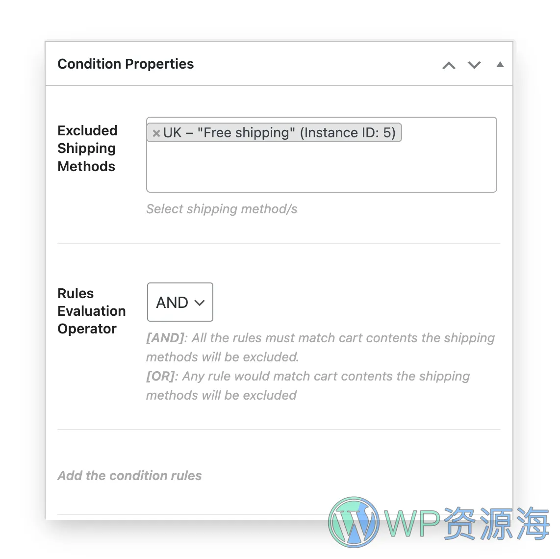 WooCommerce Restricted Shipping and Payment Pro-支付与配送方式条件限制插件[更至v4.0.0]插图6-WP资源海