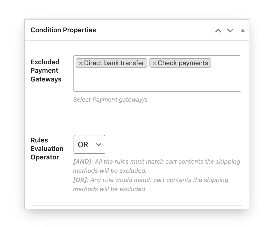 WooCommerce Restricted Shipping and Payment Pro-支付与配送方式条件限制插件[更至v4.0.0]图片7