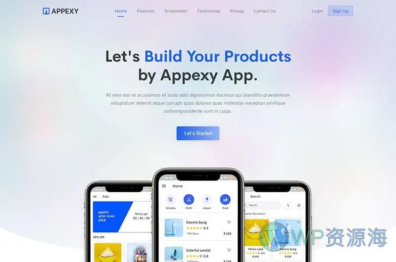 Appexy-漂亮多用途企业网站模板多版本下载插图9-WP资源海