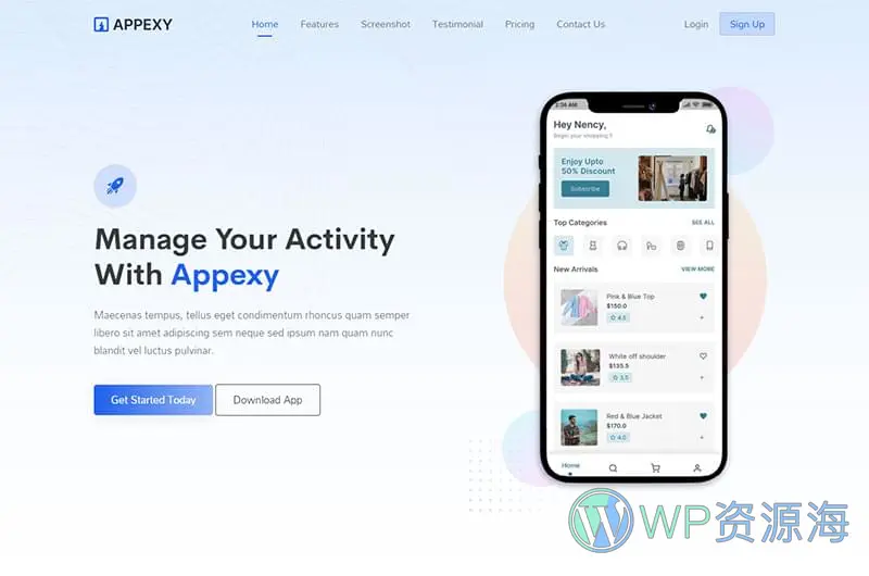 Appexy-漂亮多用途企业网站模板多版本下载插图6-WP资源海