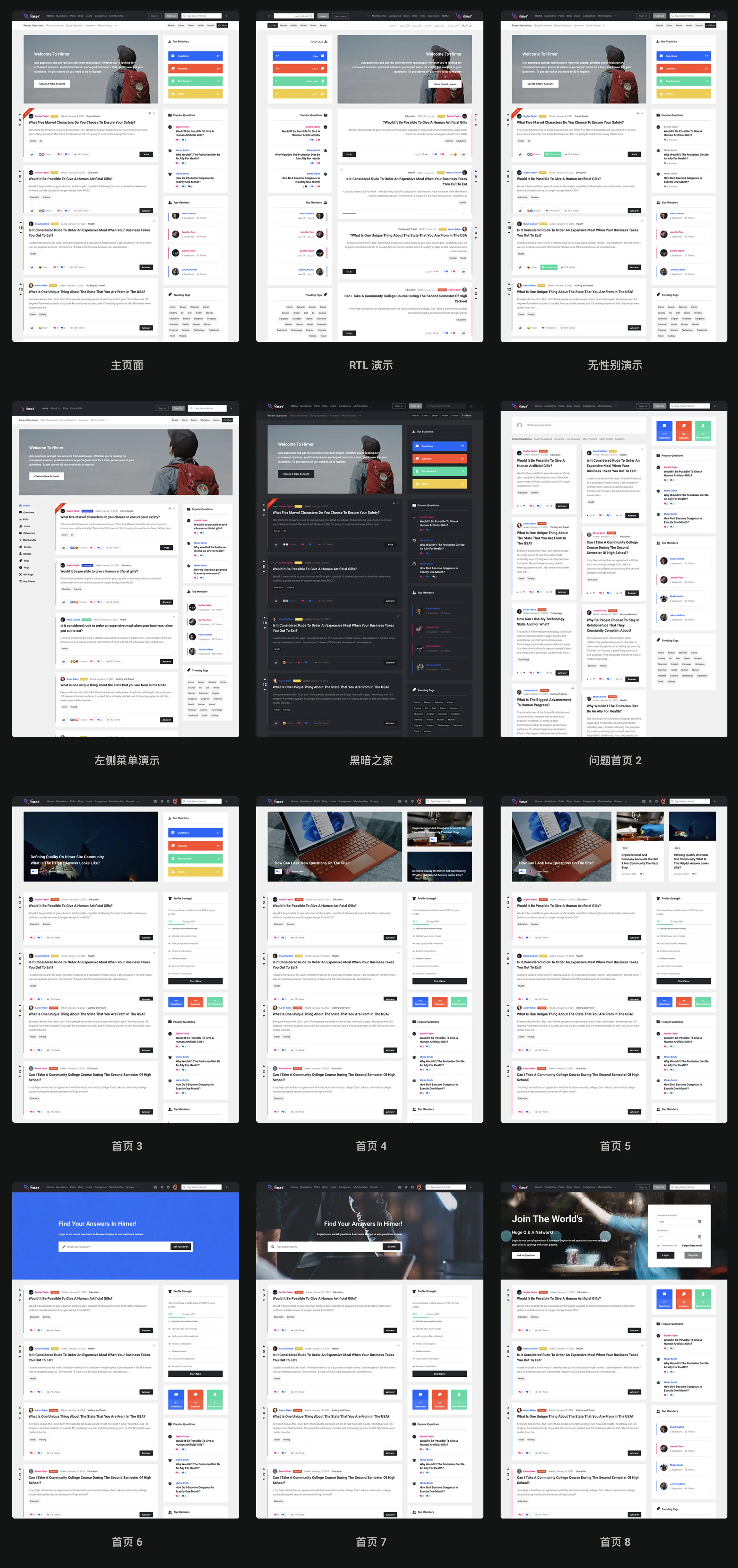 Himer-很漂亮的在线问答社区WordPress主题[更至v2.1.4]图片2