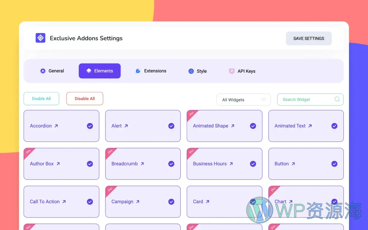 Exclusive Addons Pro-近百个可视化建站组件Elementor插件[更至v1.5.9.2]插图5-WP资源海