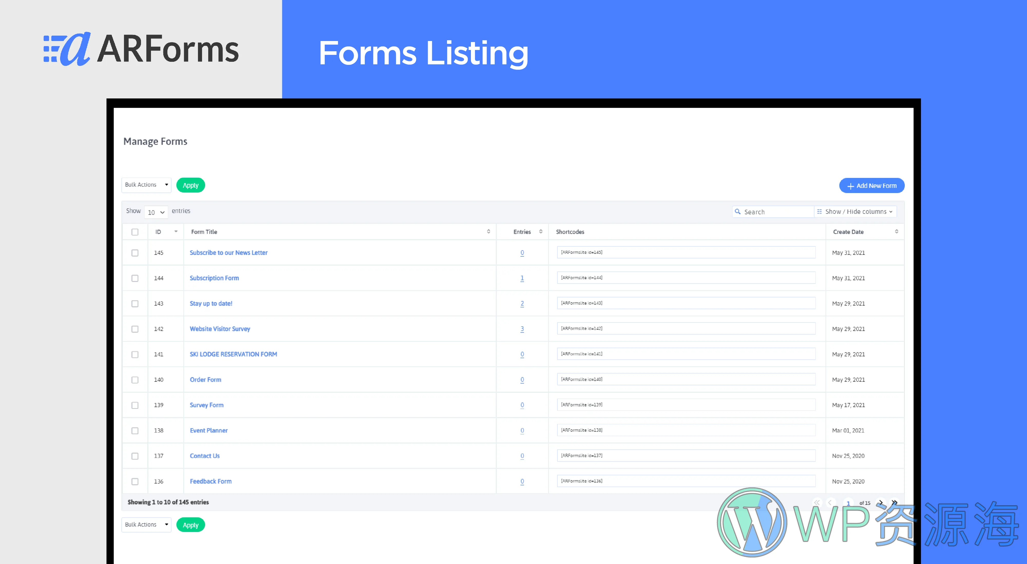ARForms-功能强大的WordPress表单插件带全扩展插图8-WP资源海