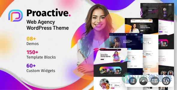 Proactive-网页设计/建站开发公司模板WordPress主题插图-WP资源海 Proactive-网页设计/建站开发公司模板WordPress主题插图-WP资源海