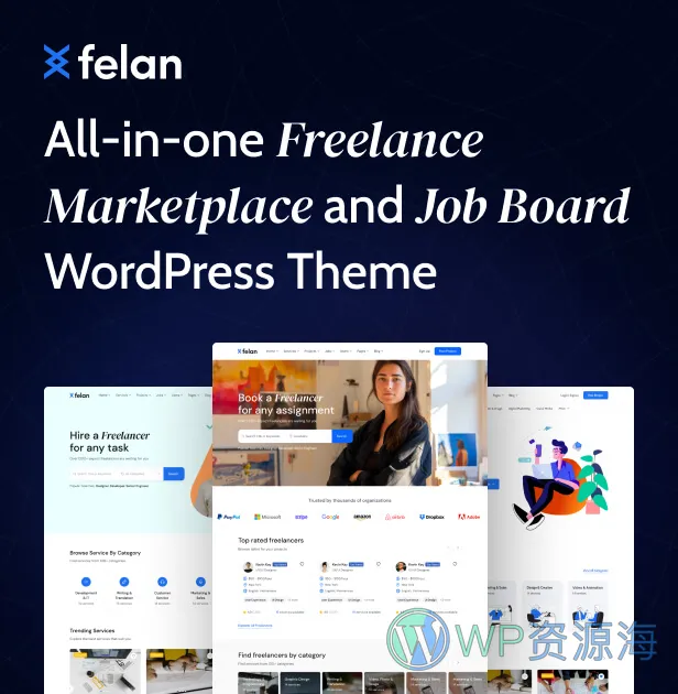 Felan-自由职业者雇佣招聘网站WordPress主题插图1-WP资源海