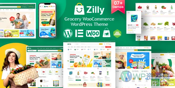 Zilly-生鲜超市果蔬食品电商WordPress主题插图-WP资源海