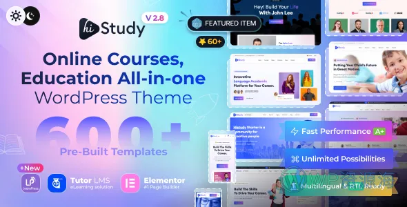 HiStudy-漂亮专业的教育网课WordPress主题插图-WP资源海 HiStudy-漂亮专业的教育网课WordPress主题插图-WP资源海