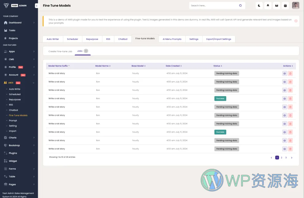YashAdmin-专业漂亮的后台管理HTML5网站模板插图19-WP资源海