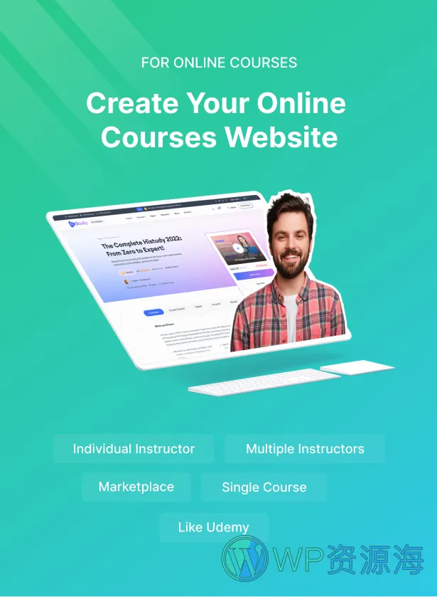 HiStudy-教育培训网课网校HTML5网站模板插图1-WP资源海