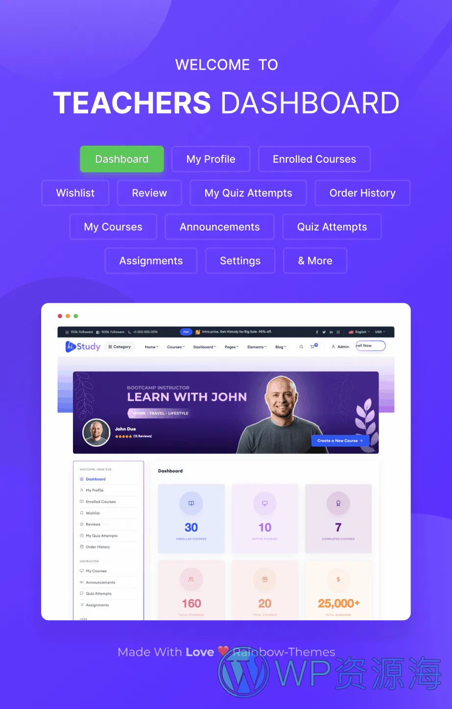 HiStudy-教育培训网课网校HTML5网站模板插图6-WP资源海