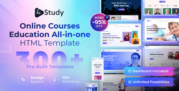 HiStudy-教育培训网课网校HTML5网站模板