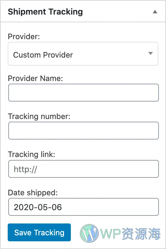 Shipment Tracking for WooCommerce-订单跟踪/物流信息查询通知插件插图1-WP资源海 Shipment Tracking for WooCommerce-订单跟踪/物流信息查询通知插件插图1-WP资源海