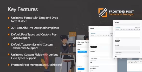 Frontend Post Submission Manager-前台投稿与用户中心WordPress插件