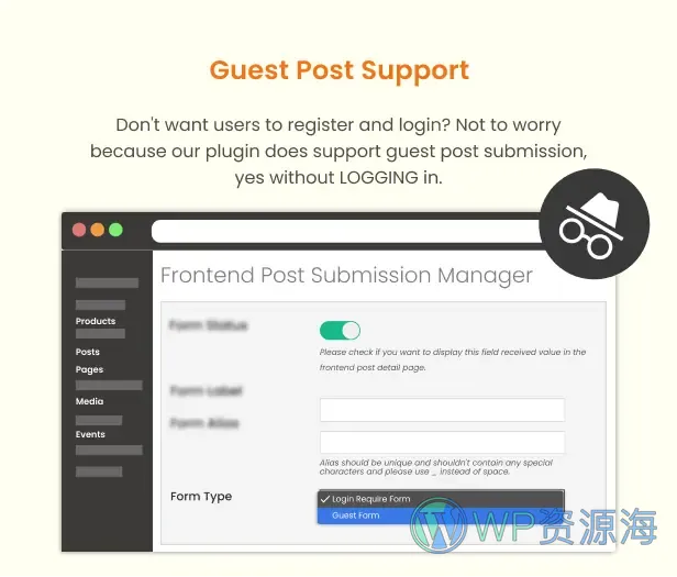 Frontend Post Submission Manager-前台投稿与用户中心WordPress插件插图11-WP资源海