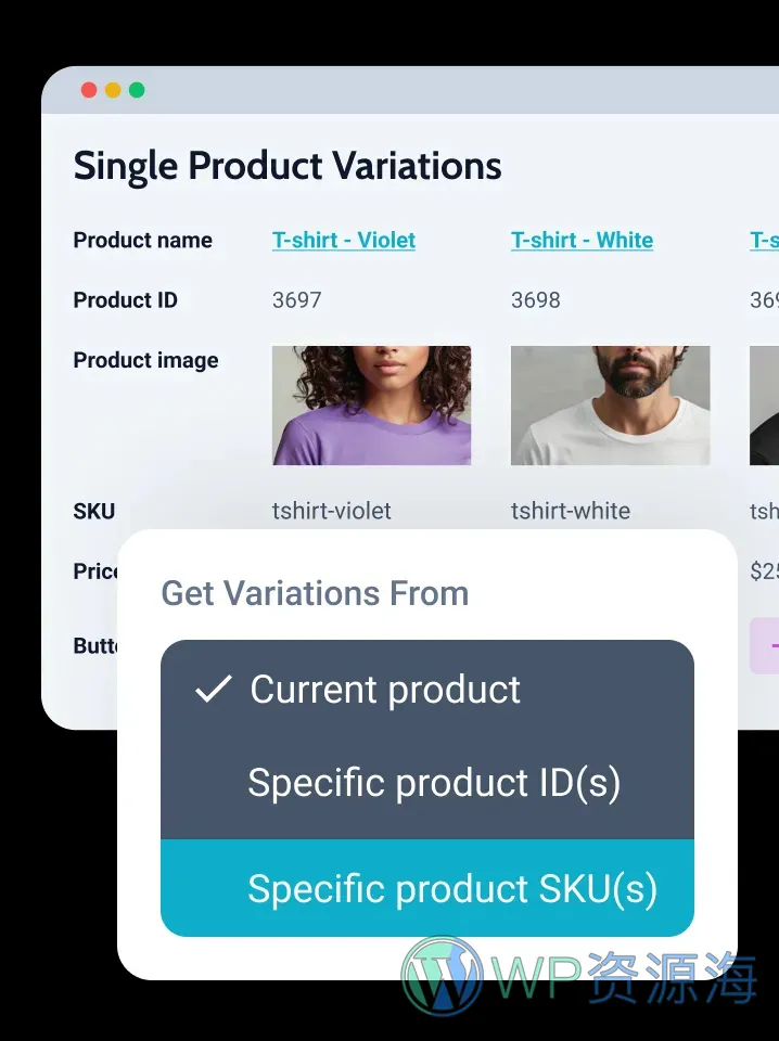 JetProductTables-多产品表格/商品对比筛选Woo插件插图3-WP资源海