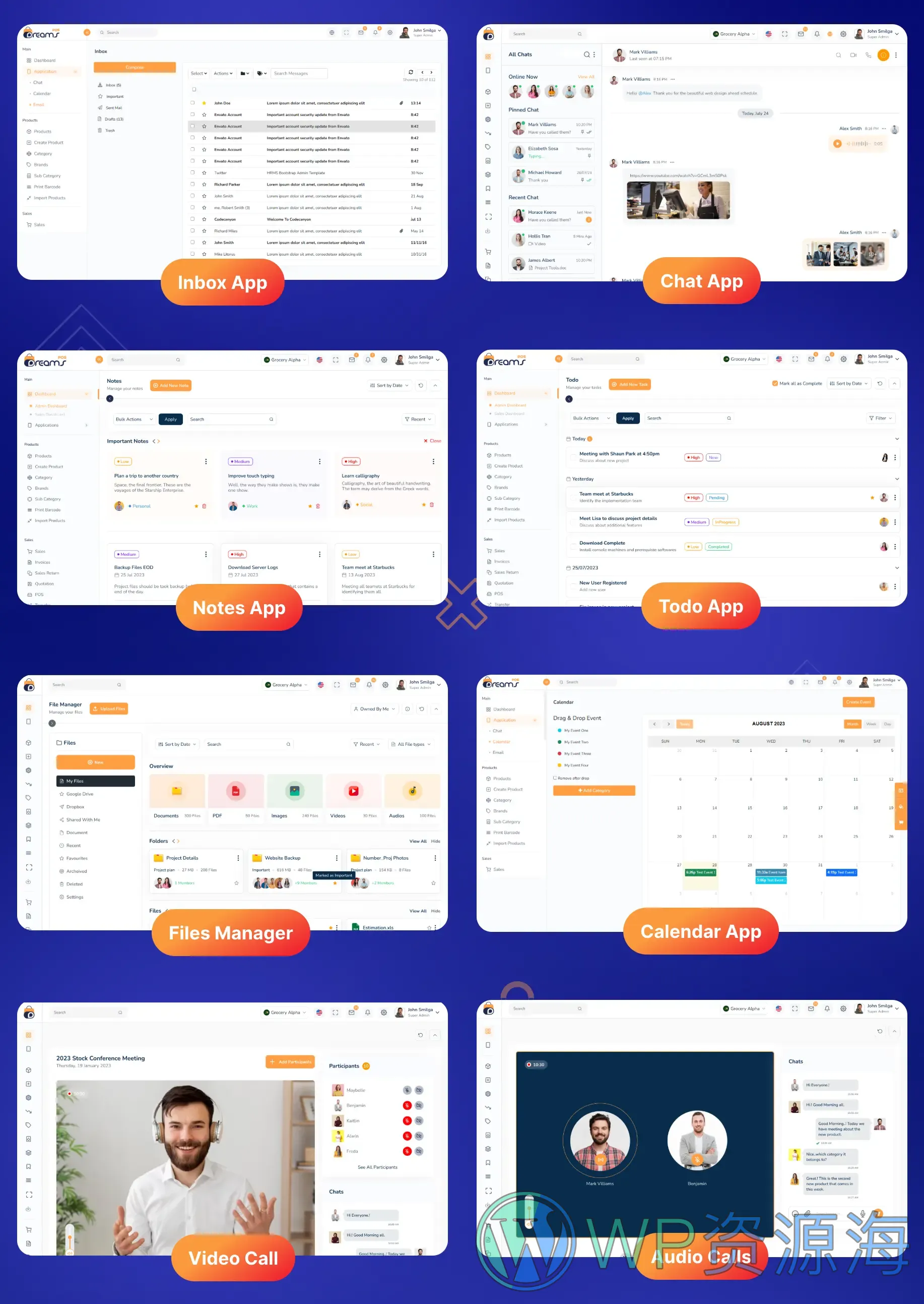 DreamsPOS-POS管理/进销存/CRM 9合1前端精品模板插图9-WP资源海