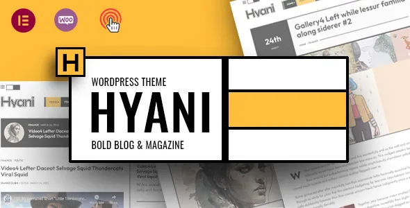 Hyani-简约复古风博客新闻媒体杂志WordPress主题