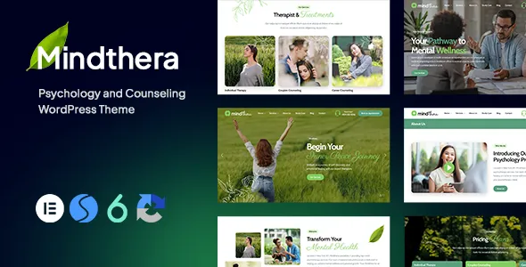 Mindthera-心理咨询心理学网站模板WordPress主题