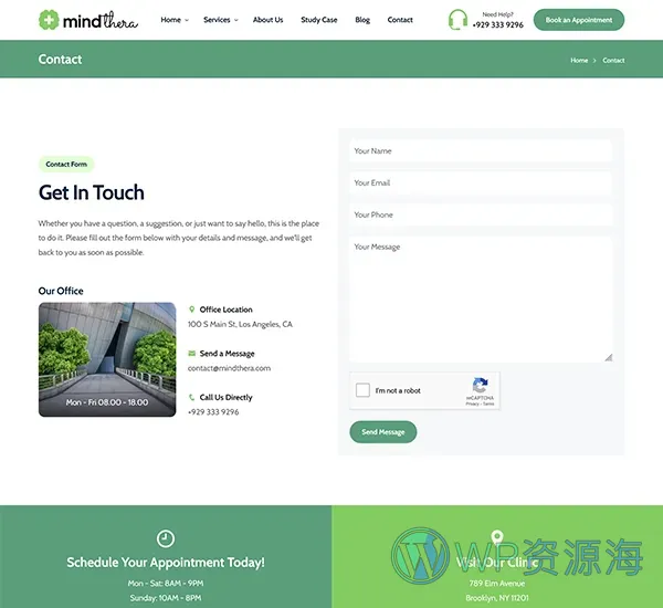 Mindthera-心理咨询心理学网站模板WordPress主题插图13-WP资源海