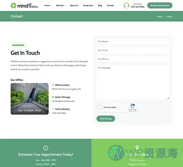 Mindthera-心理咨询心理学网站模板WordPress主题插图11-WP资源海