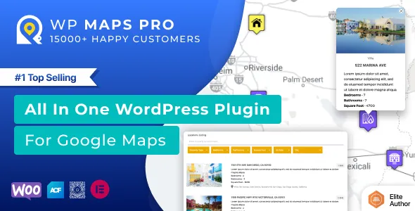 WP Maps Pro-功能超全的谷歌地图WordPress插件