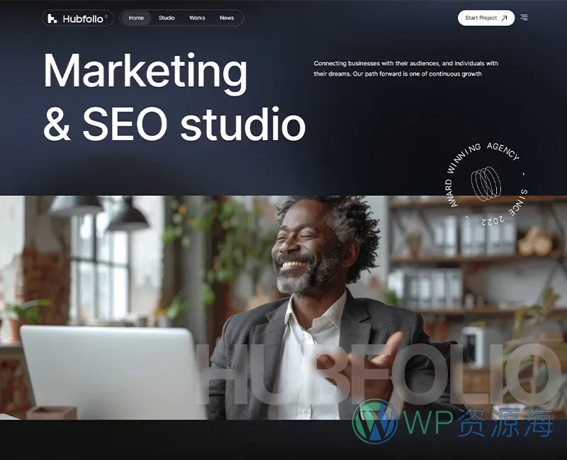 Hubfolio-数字机构设计公司HTML5网站模板插图6-WP资源海 Hubfolio-数字机构设计公司HTML5网站模板插图6-WP资源海