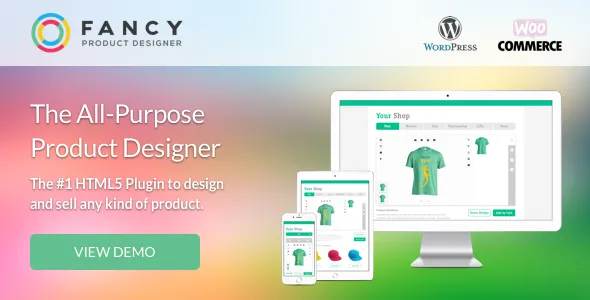 Fancy Product Designer-出色的电商产品设计工具Woo插件