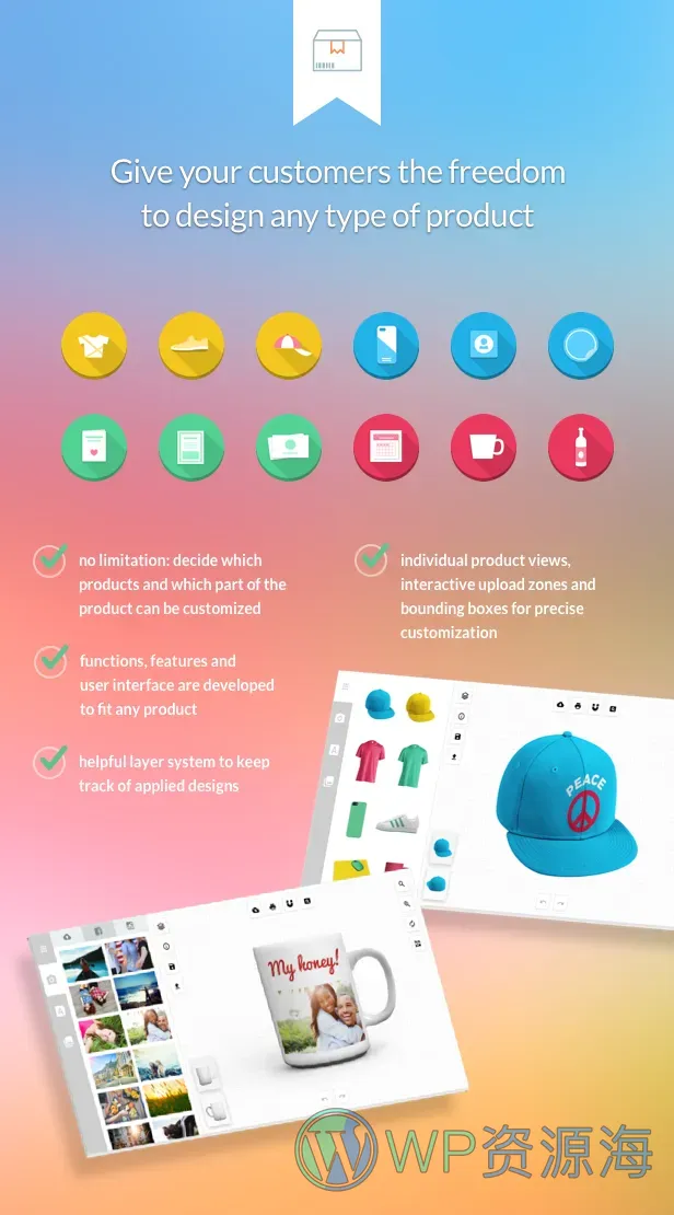 Fancy Product Designer-出色的电商产品设计工具Woo插件插图2-WP资源海