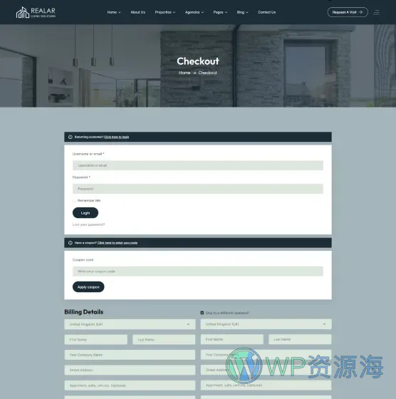 Realar-房地产房屋中介公司网站模板WordPress主题插图17-WP资源海