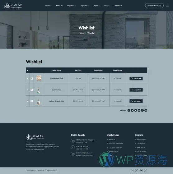 Realar-房地产房屋中介公司网站模板WordPress主题插图26-WP资源海
