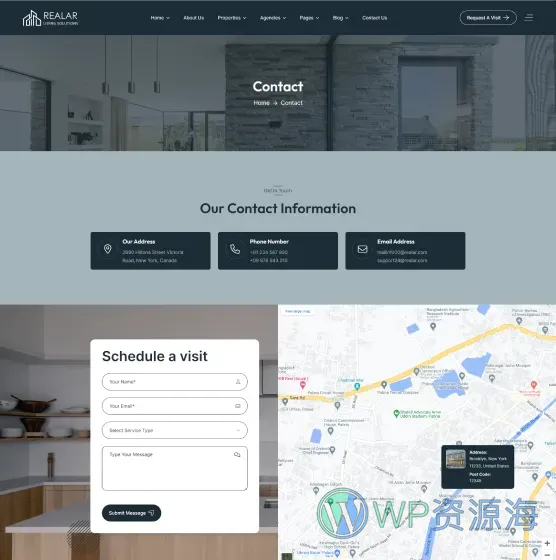 Realar-房地产房屋中介公司网站模板WordPress主题插图18-WP资源海