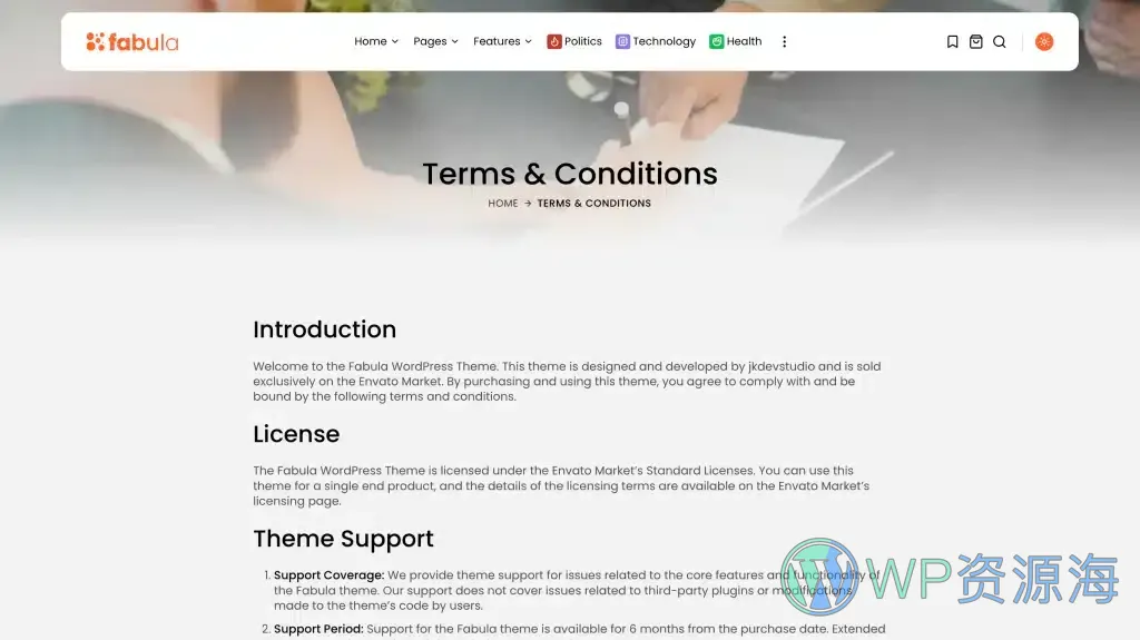 Fabula-漂亮新颖的新闻杂志博客WordPress主题插图26-WP资源海