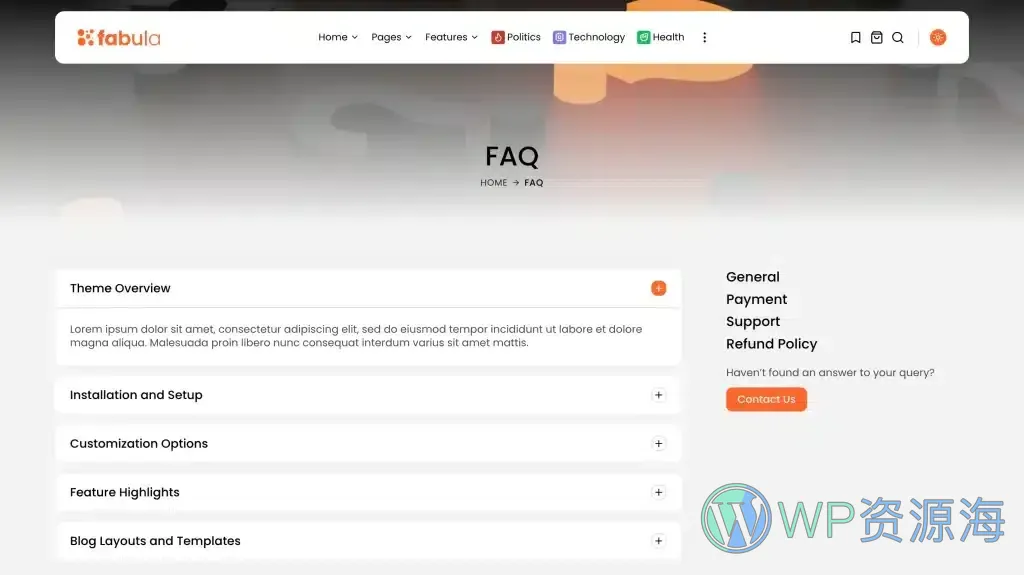 Fabula-漂亮新颖的新闻杂志博客WordPress主题插图20-WP资源海