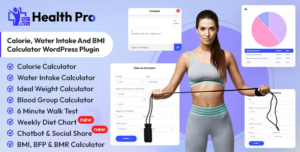 Health Pro-健康数据管理与规划系统WordPress插件