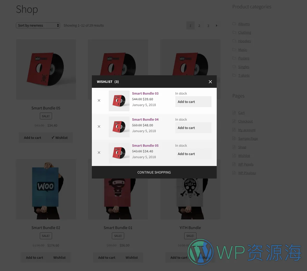 WPC Smart Wishlist for WooCommerce 愿望清单商品收藏夹插件插图2-WP资源海