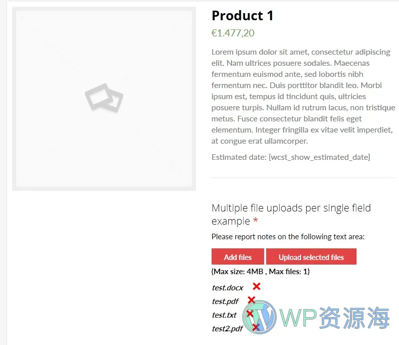 WooCommerce Upload Files-买家文件上传功能插件插图6-WP资源海
