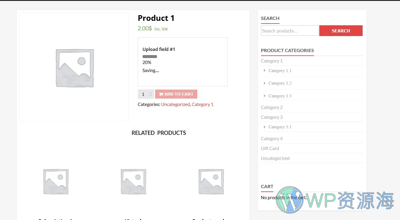 WooCommerce Upload Files-买家文件上传功能插件插图3-WP资源海