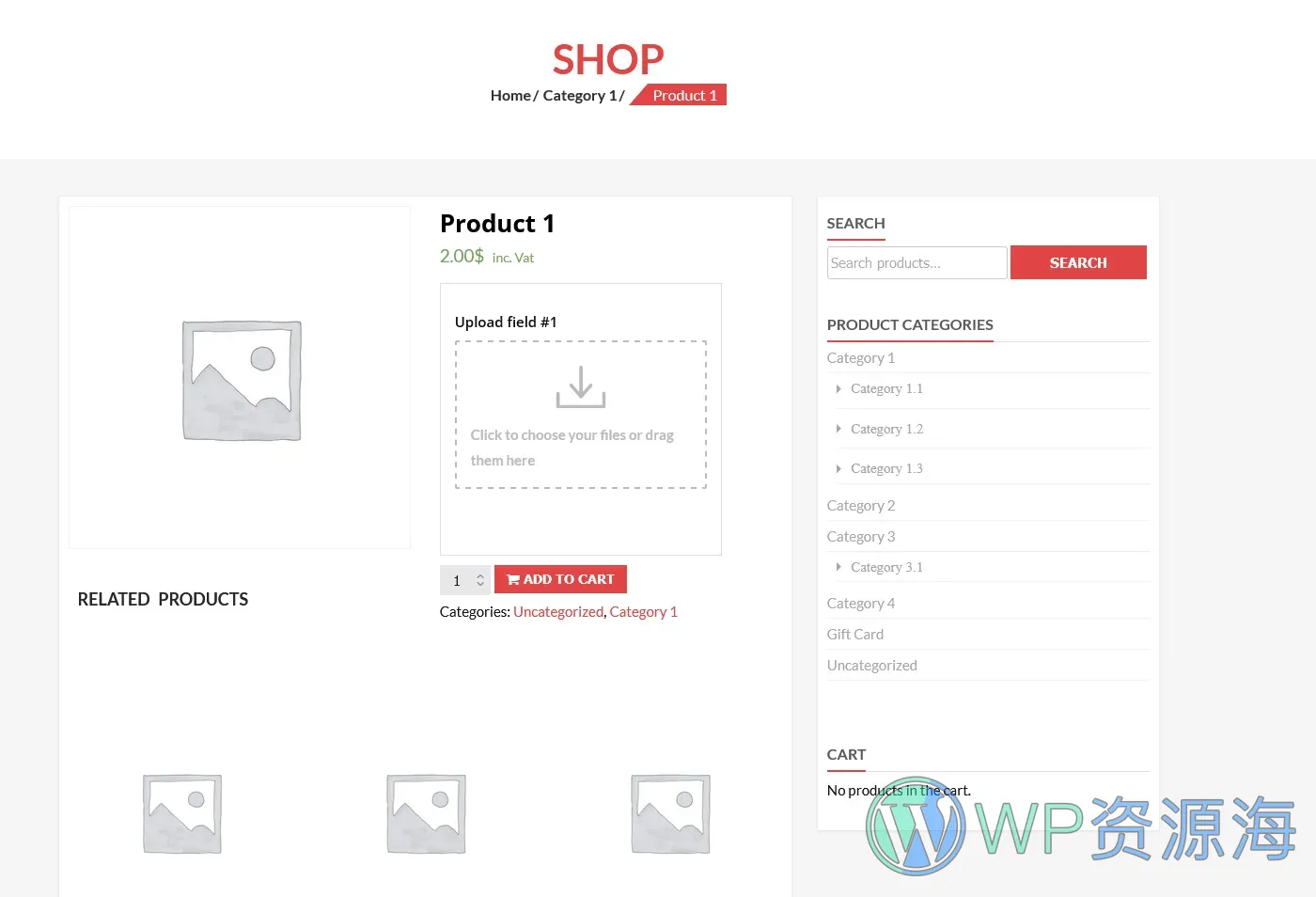 WooCommerce Upload Files-买家文件上传功能插件插图1-WP资源海