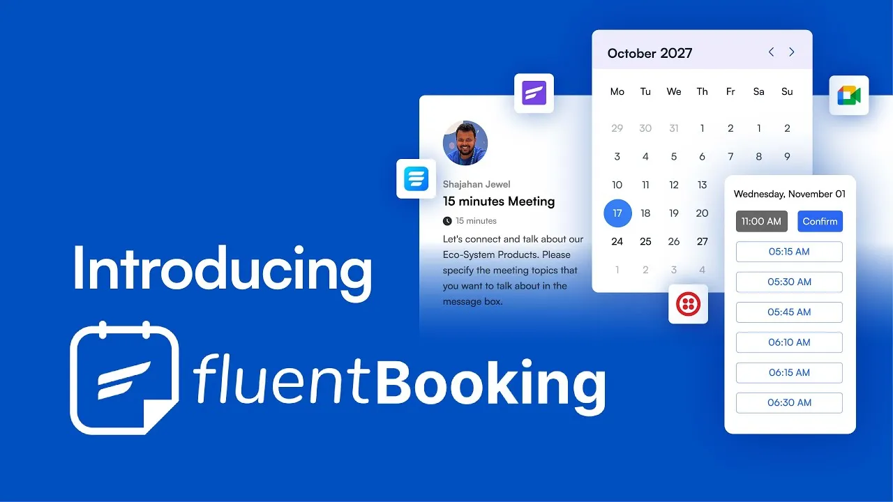 Fluent Booking Pro-在线预约管理系统WordPress插件