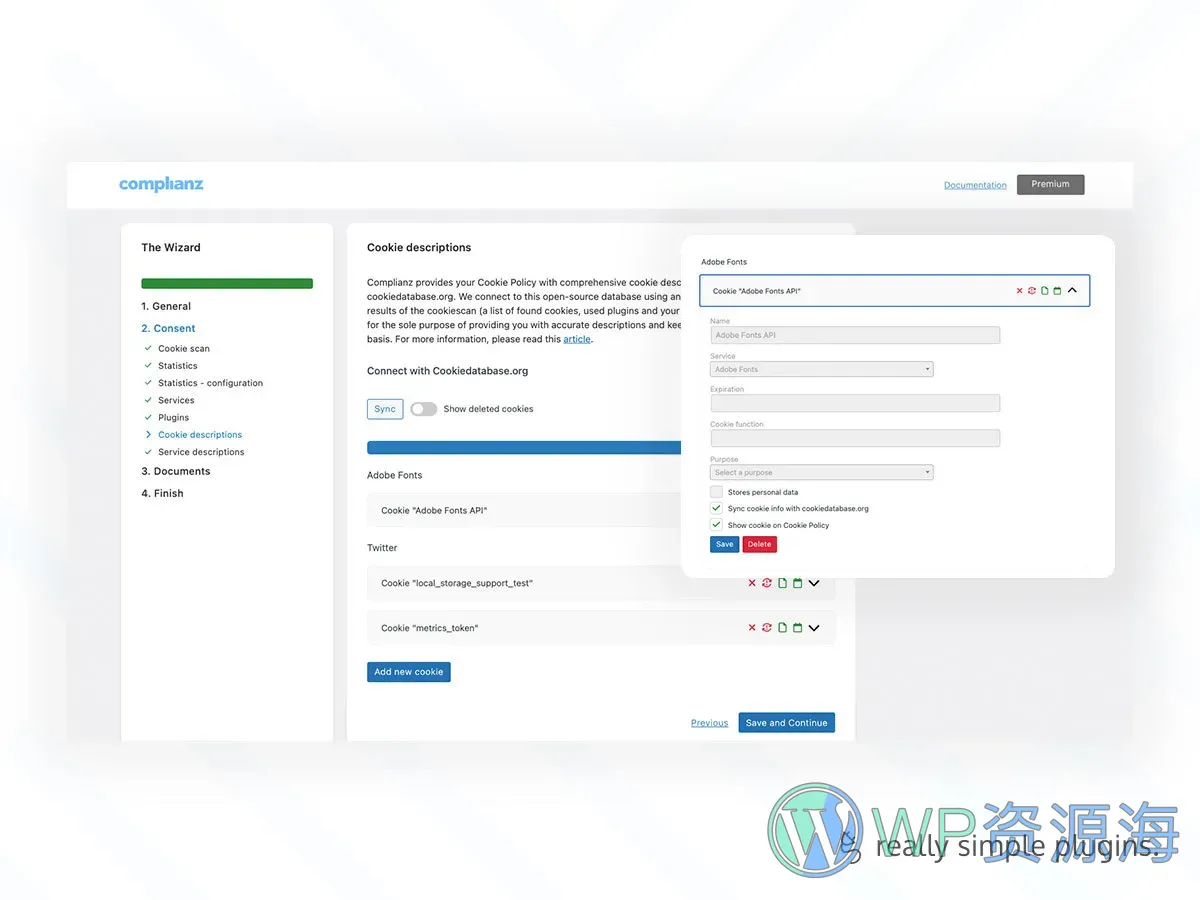 Complianz GDPR Premium-Cookie同意横幅WordPress插件插图3-WP资源海