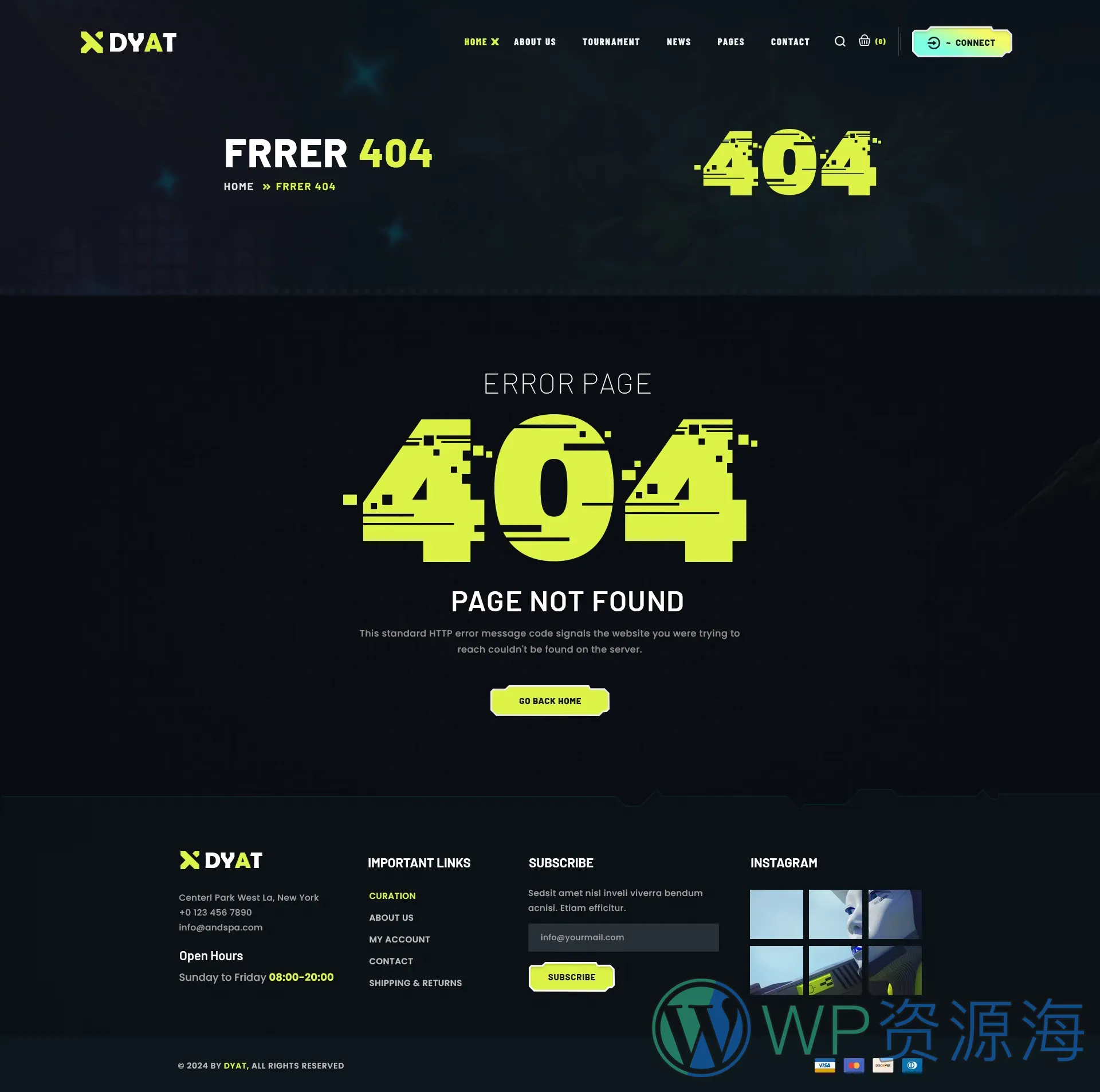 DYAT-超炫酷游戏NFT电竞网站WordPress主题插图8-WP资源海