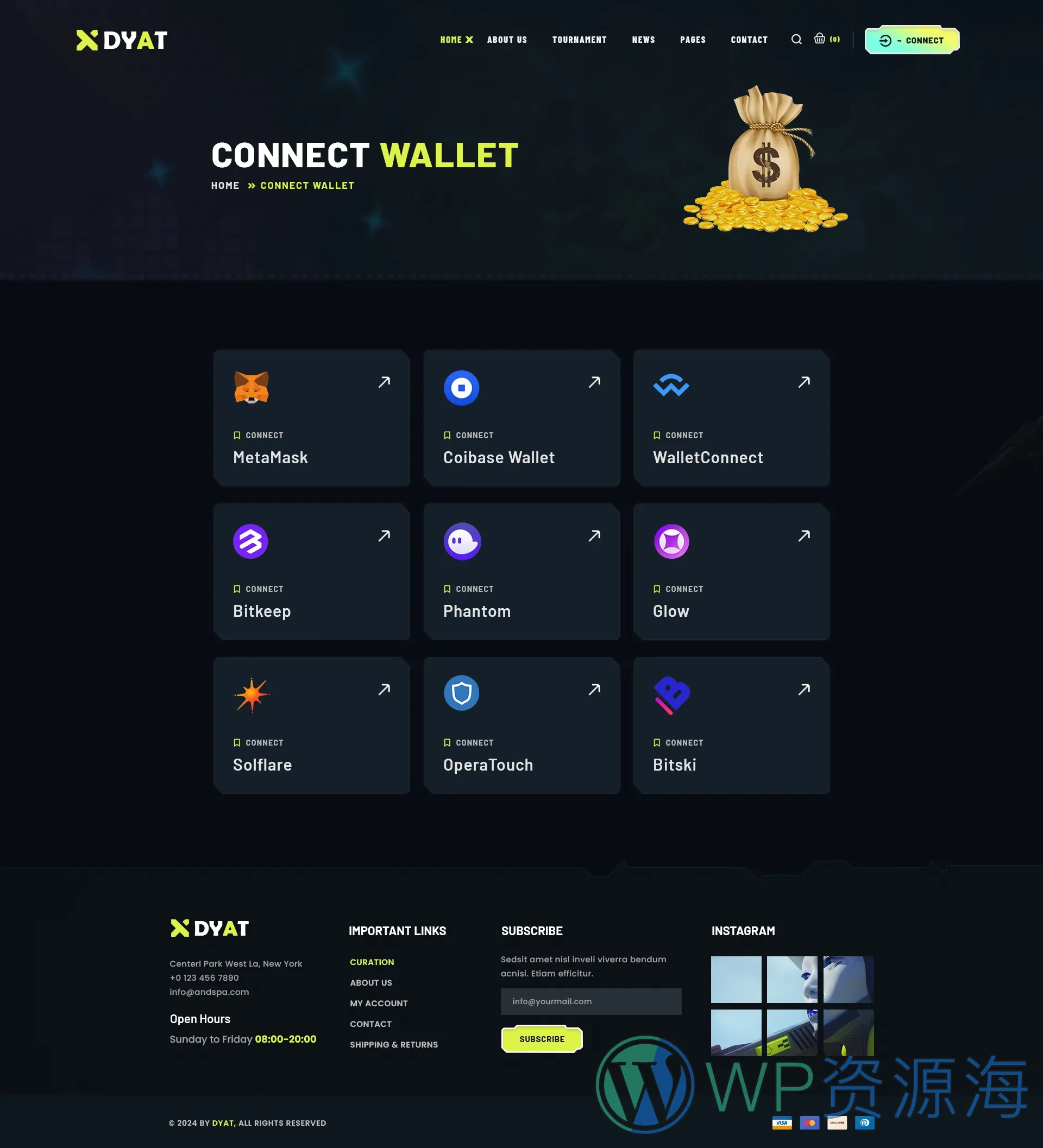 DYAT-超炫酷游戏NFT电竞网站WordPress主题插图24-WP资源海