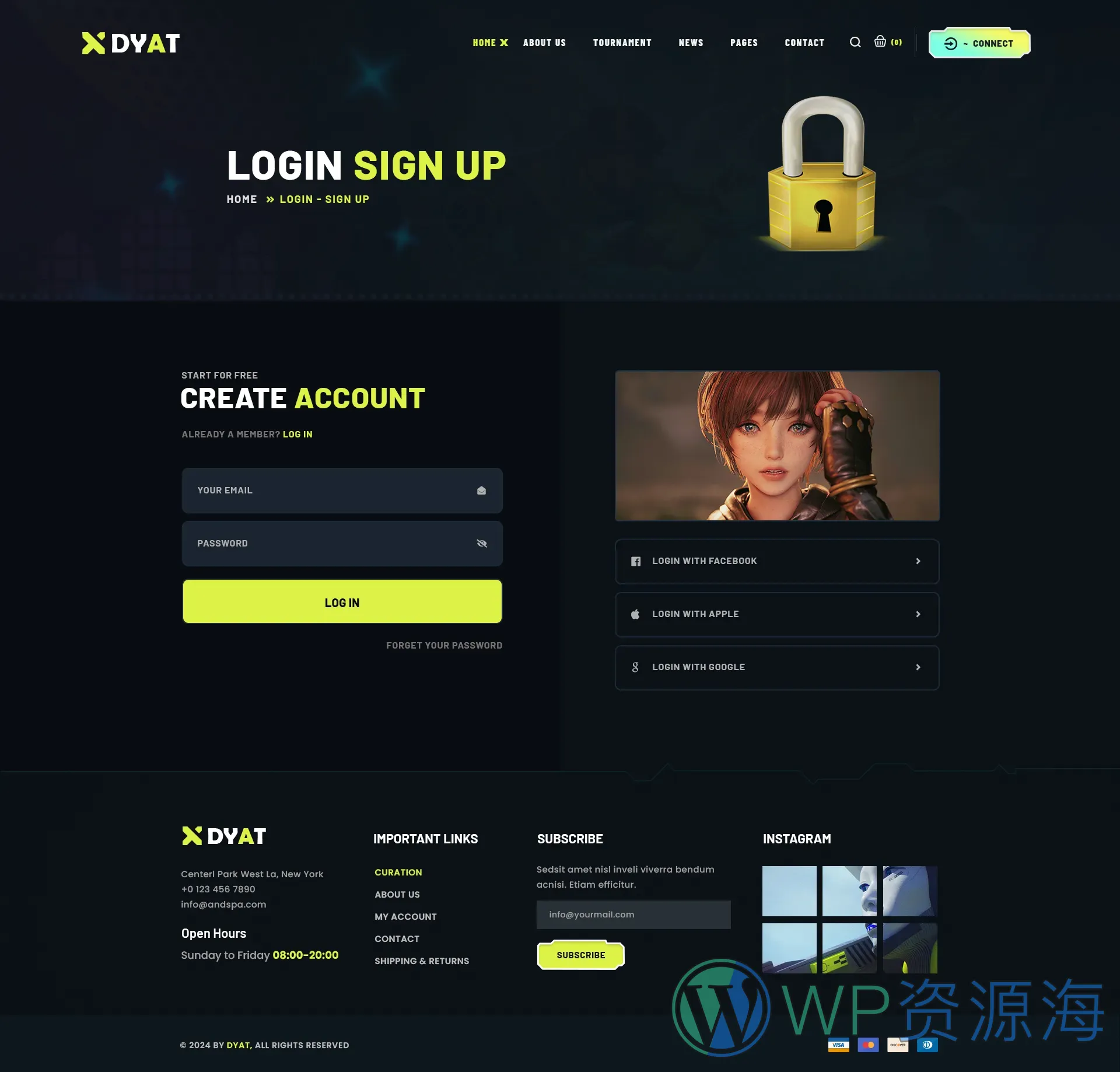 DYAT-超炫酷游戏NFT电竞网站WordPress主题插图29-WP资源海