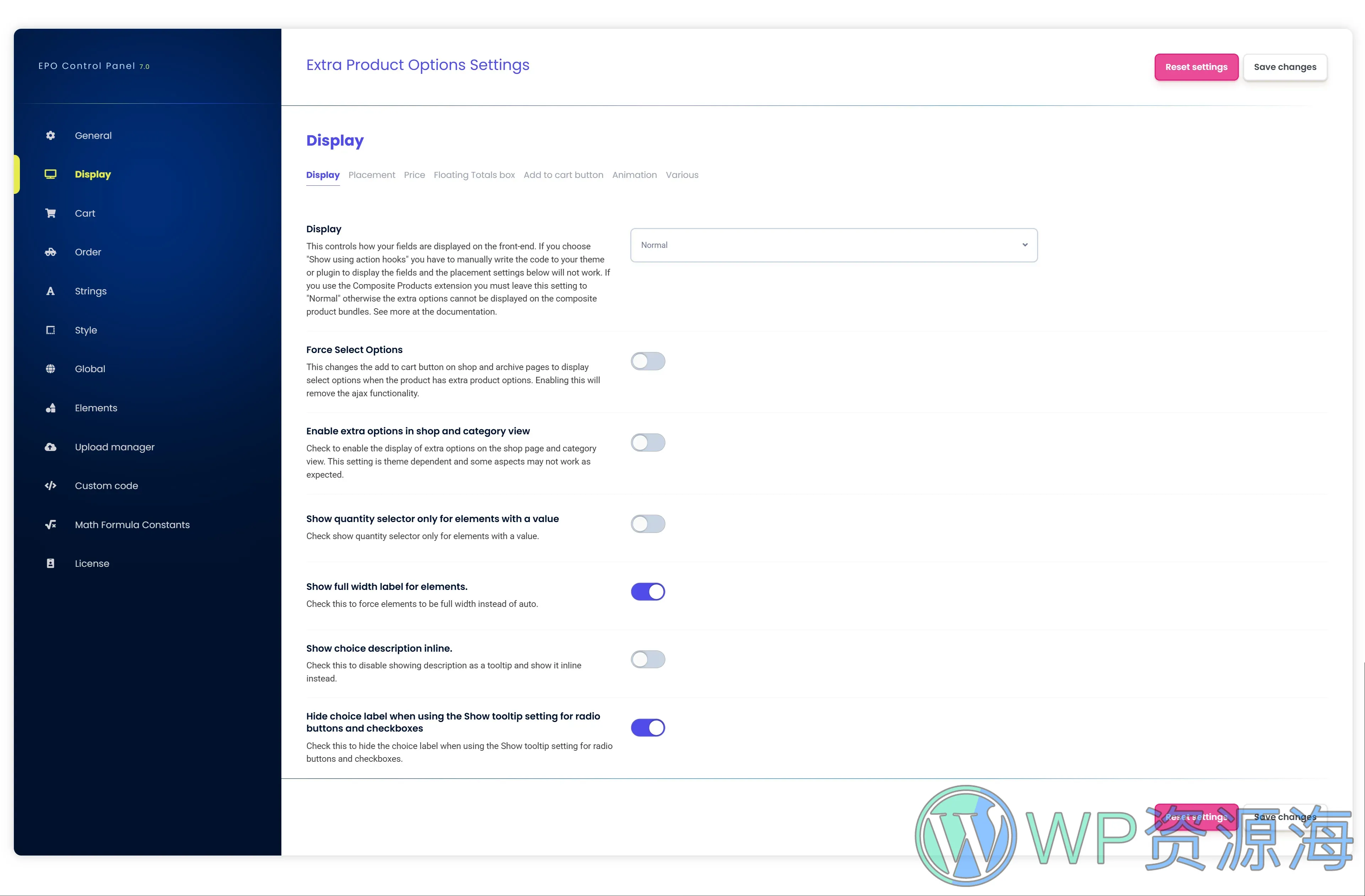 Extra Product Options & Add-Ons for WooCommerce 电商插件插图2-WP资源海