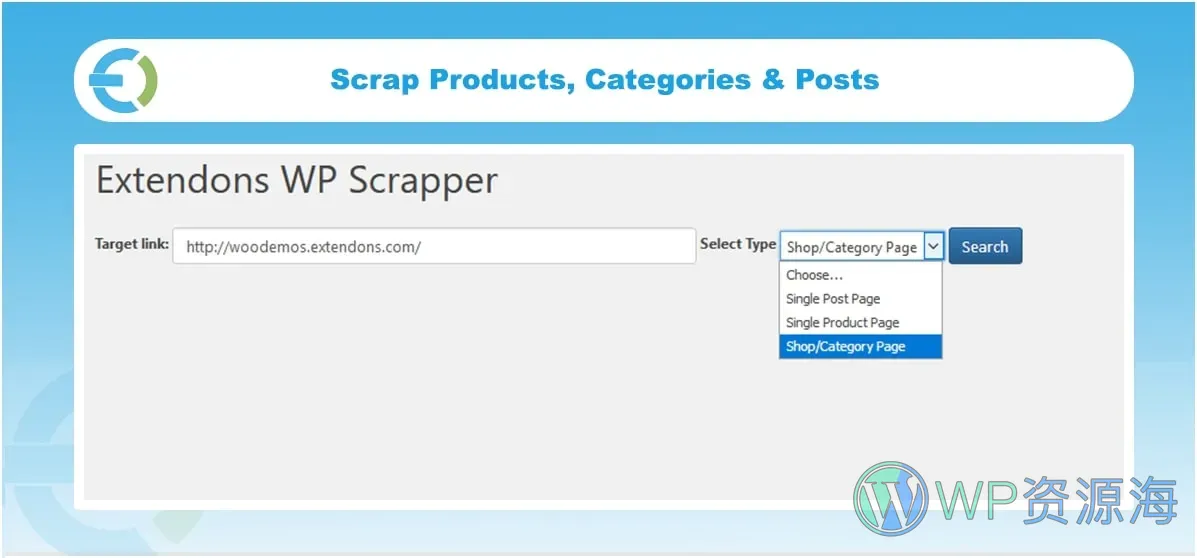 WordPress & WooCommerce Scraper-一键式内容采集与数据导入插件插图1-WP资源海