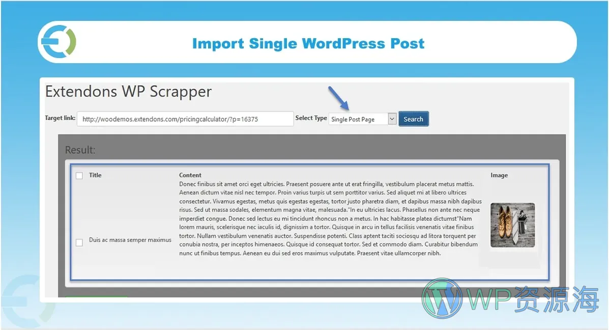WordPress & WooCommerce Scraper-一键式内容采集与数据导入插件插图4-WP资源海