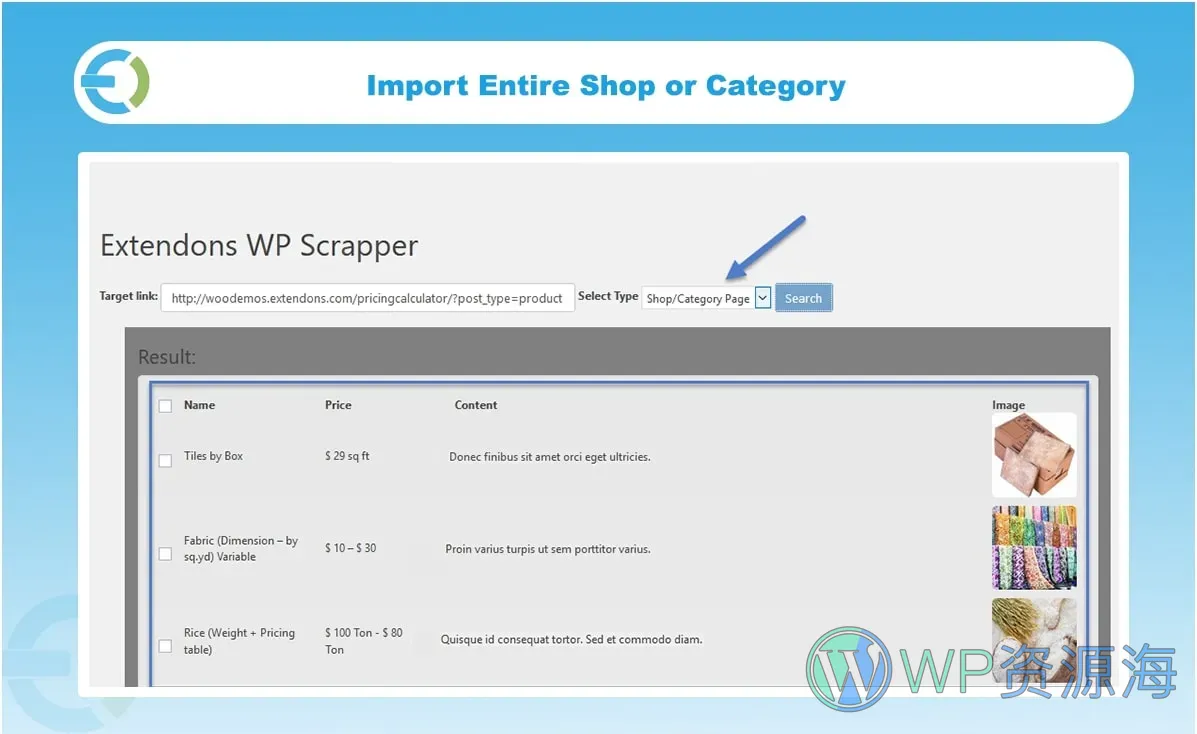 WordPress & WooCommerce Scraper-一键式内容采集与数据导入插件插图3-WP资源海