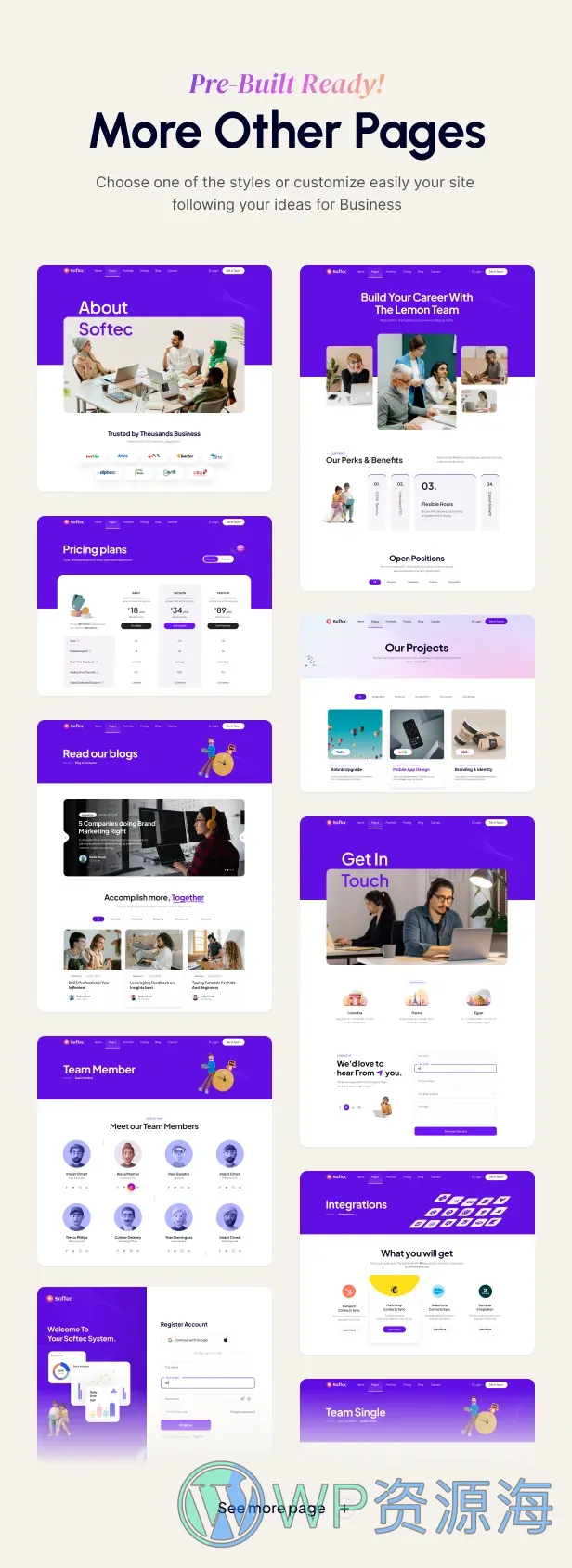 Softec-软件开发网络科技公司HTML模板插图3-WP资源海